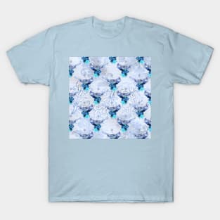 Bluebirds and Floral T-Shirt